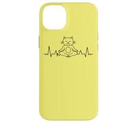 Yoga meditations Reiki Heartbeat cat Yoga Case for iPhone 14 Plus