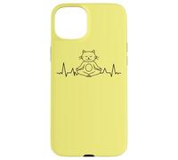 Yoga meditations Reiki Heartbeat cat Yoga Case for iPhone 15 Plus