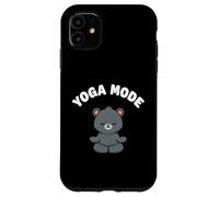 Yoga Mode Funny Cute Bear Kawaii Yoga Bear Stress Free Case for iPhone 11