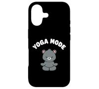 Yoga Mode Funny Cute Bear Kawaii Yoga Bear Stress Free Case for iPhone 17