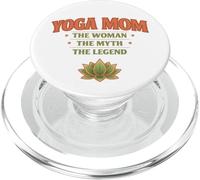 Yoga Mom The Woman, Myth and Legend Fun Gift For Mothers PopSockets PopGrip for MagSafe