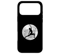 Yoga Moon Reverse Warrior Pose Acro Yoga Silhouette Case for iPhone 17 Pro Max