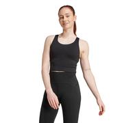 adidas Women's All Me Medium Support Bra Tank, Black, S