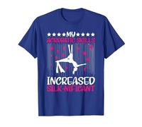 Yoga My Acrobatic Skills Increased Aerial Silks T-Shirt, Men, Royal Blue, X-Large