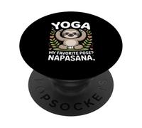 Yoga My Favorite Pose NAPasana Sloth PopSockets Adhesive PopGrip