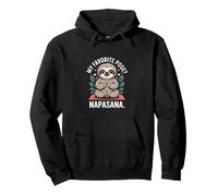 Yoga My Favorite Pose Napasana Sloth Pullover Hoodie