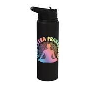 Yoga One Extra Pranayama Funny Yoga Stainless Steel Insulated Water Bottle