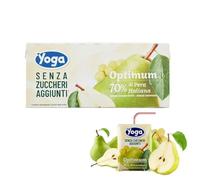 Yoga Optimum Italian Pear Juice with Vitamin C 8 Packs of 3 x 200 ml