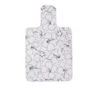 Yoga Pad Portable Sweat Absorbing Strength Training Pilates Mat for Reformer White Pistil