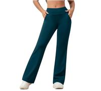 Yoga Pants for Women Flared Leggings High Waisted Bootcut Black Trousers Women's Workout Bootleg Stretchy Leggings Work Gym Joggers Casual Loose Lounge Pants