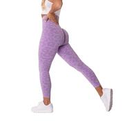 Yoga Pants For Women Popular Snowflake Color Leopard Print Cropped Pants Leopard Print Jacquard Seamless Animal Print Yoga Pants Women Sport Yoga Extra Long Yoga Pants for Tall Women with (Purple, XS)