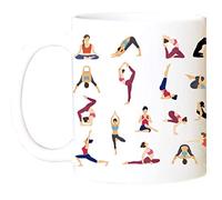 Yoga Pose Coffee Mug - Mother's Day Gift - Girl Power - Inspirational - 11oz