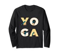 Yoga Pose Fitness Exercise Hatha Yoga Gift Zen Meditation Long Sleeve T-Shirt