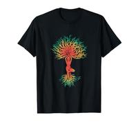 Yoga Pose Women Tree Roots Value Graphic T-Shirt