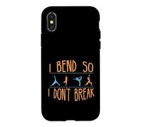Yoga Poses I Bend So I Don't Break Healthy Lifestyle Yoga Case for iPhone X/XS