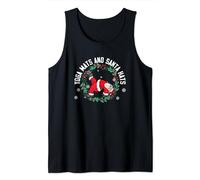Yoga Practitioner Namasleigh Xmas Meditation Christmas Yoga Tank Top