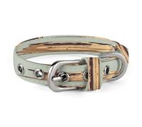 Yoga Pug Dog Collar Adjustable Pet Collar Stainless Steel D-Ring Collar Oxford Cloth Cat Collar Strap with Metal Buckle for Small Medium Dog