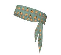 Yoga pug Sports Head Tie Beach Summer Tropical Adjustable Non-Slip Moisture Wicking for Running Ninja Head Band