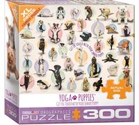 Yoga Puppies 300 Piece XL Jigsaw Puzzle