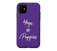 Yoga & Puppies Namastay Home with Dog Doing Yoga Lovers Yogi Case for iPhone 11