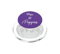 Yoga & Puppies Namastay Home with Dog Doing Yoga Lovers Yogi PopSockets PopGrip for MagSafe