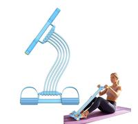 Yoga Resistance Bands, Multi-Functional Pull Rope with 10 Detachable Elastic Tubes, Full Body Muscle Sculpting & Strength Training, Adjustable Exercise Fitness Equipment for Home Gym Workout (Blue)