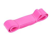 Yoga Resistance Loop Band Pink 1.3cm Width, Latex Material, 6.8 ft Length - Enhances Flexibility, Builds Strength, Ideal for Full Body Workouts (Medium height, average size, widened)