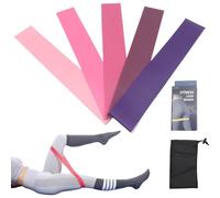 Yoga Resistance Rubber Set 5 Pieces 5 Pieces Strength Exercise Tapes | Portable Yoga Gum for Home Workout and Exercise at Home, at the Gym, Pilates and Fitness, as well as for Leg Muscles