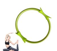 Yoga Ring Pilates - 38 cm Diameter, Improved Comfort Grips, Lightweight Circle Long Tail Keyword, Complete Training Equipment to Strengthen the Arms, Legs and Core