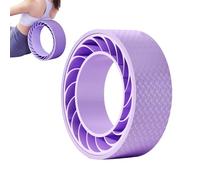 Yoga Rings Back Roller Wheel, Foam Cushion Back Stretcher for Dharma YogaPose, YogaWheel for Stretching - Comfortable Support for BackPain Relief, BackCracking, YogaStretching