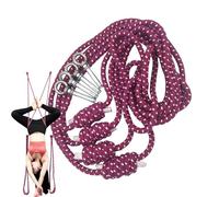 Yoga Rope for the Wall - Cotton Flexibility Back Puller Trainer | Back Bend Training Cord,For Practice At Home And Studio, Pilates, Dance, Spagate Training, Aerial, Ballet, Fi