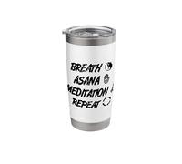 Yoga Routine Yoga Stainless Steel Insulated Tumbler