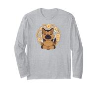 Yoga shirt mandalas meditation German Shepherds dog Yoga Long Sleeve T-Shirt