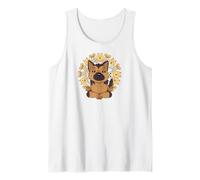 Yoga shirt mandalas meditation German Shepherds dog Yoga Tank Top