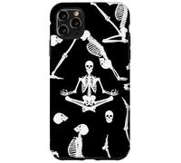 yoga skeletons bones anatomy skull creepy macabre sinister Case for iPhone 11 Pro Max