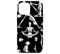 yoga skeletons bones anatomy skull creepy macabre sinister Case for iPhone 12 Pro Max
