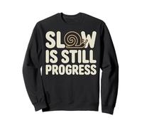 Yoga Snail Design "Slow is Still Progress" Mindful Living Sweatshirt