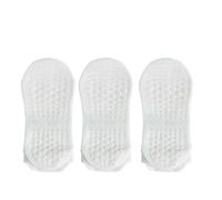 Yoga Socks 5-Pair Women'S Breathable Mesh Low-Cut Pilates Stockings-White-A