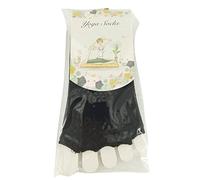 Yoga Socks for Women with Grip & Non Slip Toeless Half Toe Socks for Ballet Pilates Barre Dance (Black) ET007