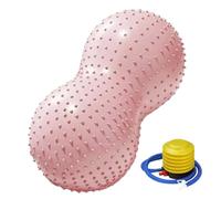 Yoga Stability Ball,Groundnut Shape Equipment Pilates,Soothing Work Out Ball with Air Pump - for Home Fitness Kids Office Physical Women
