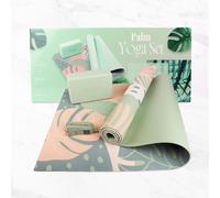 Yoga Starter Set 6mm Non-Slip Mat Block Strap Beginners Pilates Exercise Fitness