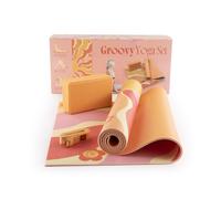 Yoga Starter Set 6mm Non-Slip Mat Block Strap Beginners Pilates Exercise Fitness