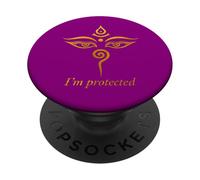 Yoga Statement - I am protected PopSockets Adhesive PopGrip