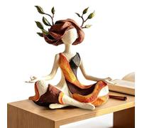 Yoga Statue Einer Weiblichen Figur,Inner Harmony Sculpture Figurine (A)