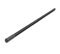 Yoga Stick 2.5-5ft Yoga Pole for Stretching with Foam Handle, Black | Adjustable Mobility Stick, Sturdy Metal Build, Portable for Home, Gym, Travel
