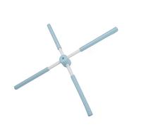 Yoga Sticks, Posture Corrector Stretching Tool Retractable Yoga Poles Stretching Humpback Corrector Sticks Open Back Posture Corrector Stick for Adult (Blue)