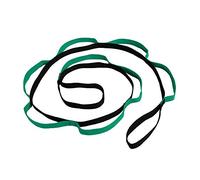 Yoga Strap Exercise Yoga Stretching Strap Cotton Yoga Belt Fitness Strap for Beginners Extending Holding Poses Green Cost Effective and Durable Practical