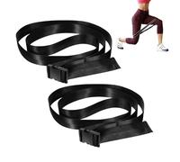 Yoga Strap | Pack of 2 Adjustable Training Accessories for Sports and Strength Training | Exercise Belt with Buckle - For Warming Up Strength Building and Daily Fitness