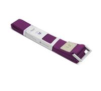 Yoga Straps 1.8M or 2.5M, Durable Cotton Yoga Straps for Stretching, Adjustable Yoga Belt Strap for Dance, Gym Workouts (GrapePurple, 2.5M 1PCS)