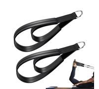 Yoga Straps For Pilates Exercise | Double Loop D-Ring Non Slip Padded Elastic Bands | Reformer Pilates Straps For Women, Athletes & Beginners | Flexibilid